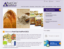 Tablet Screenshot of pearlcityfoodport.com